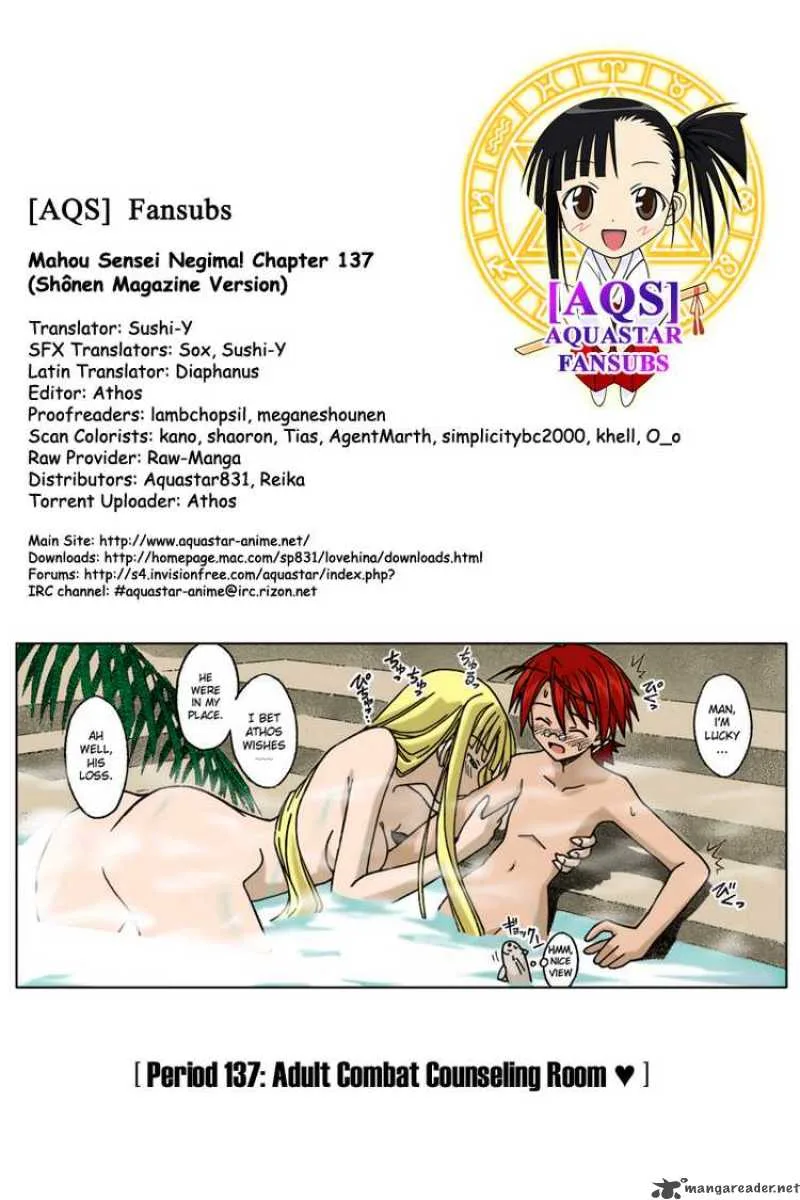 Mahou Sensei Negima! Chapter 137 page 19