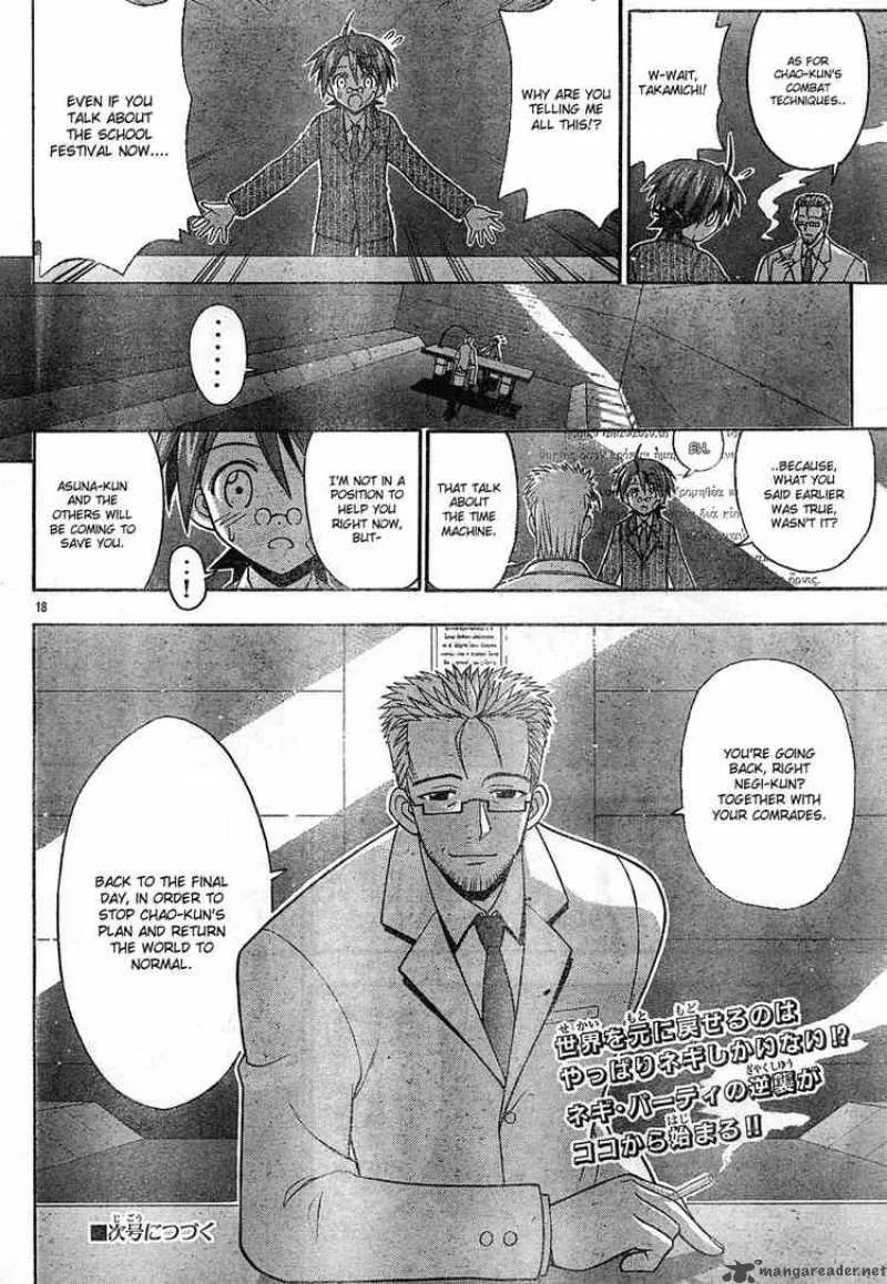 Mahou Sensei Negima! Chapter 141 page 18