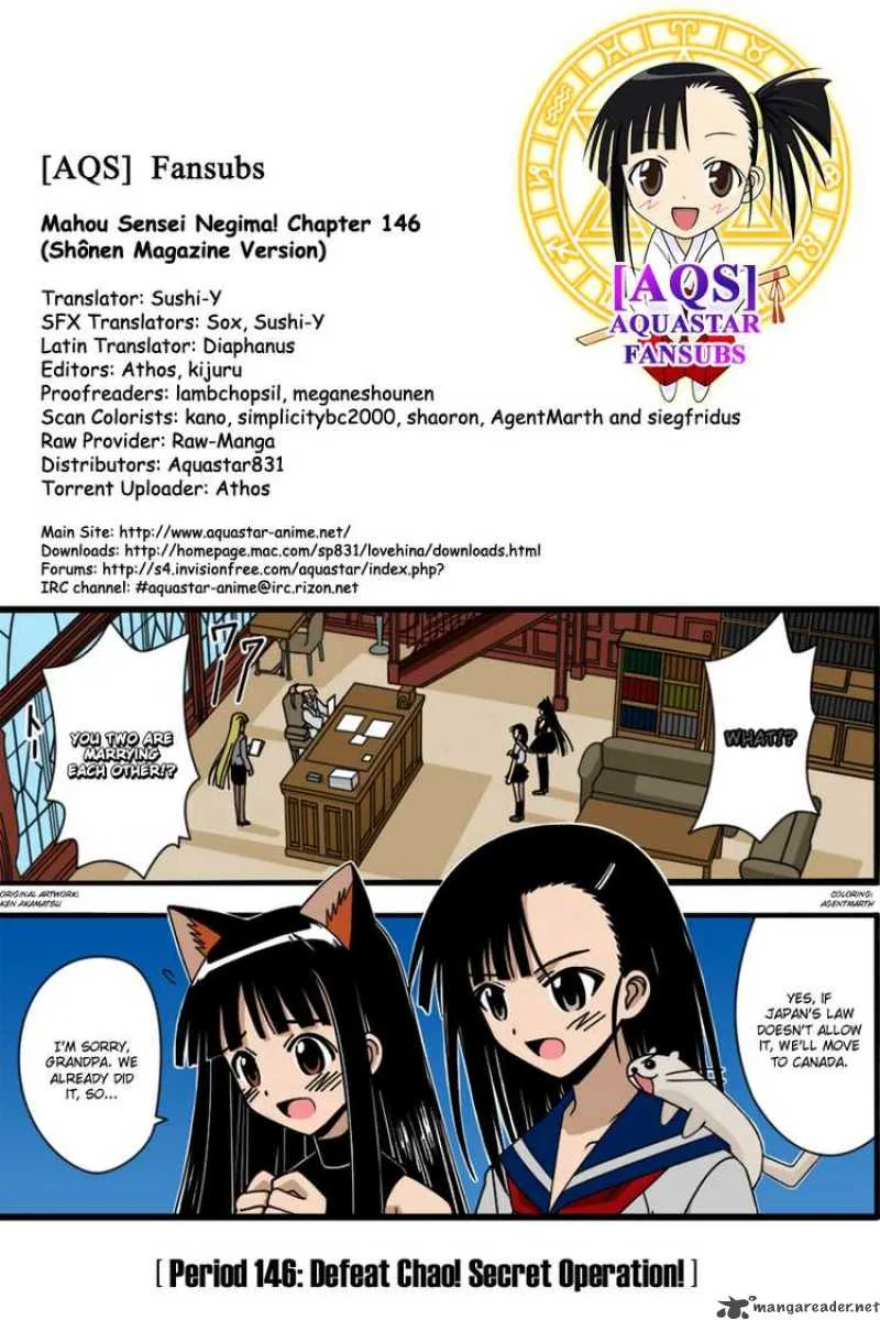 Mahou Sensei Negima! Chapter 146 page 19