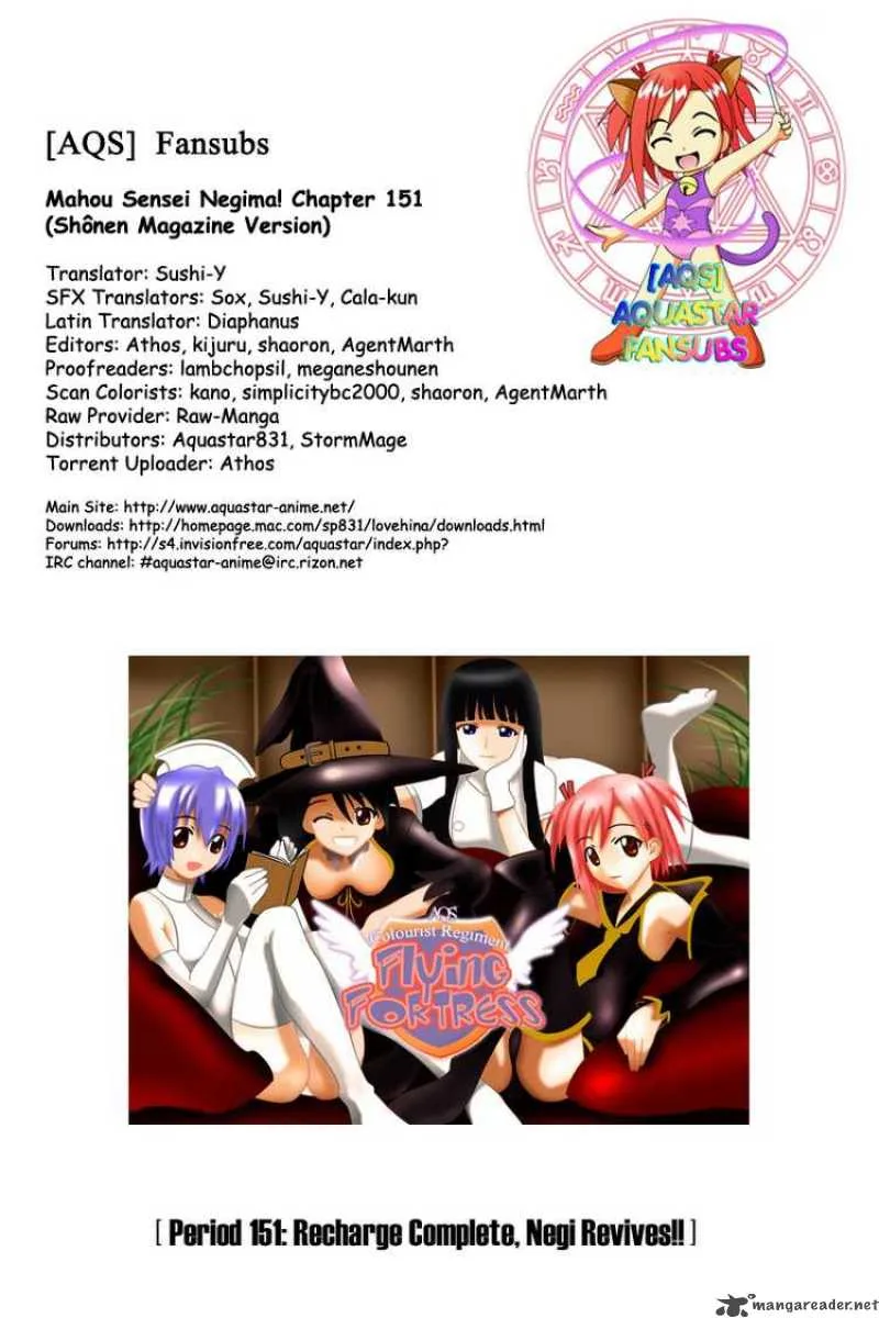 Mahou Sensei Negima! Chapter 151 page 18