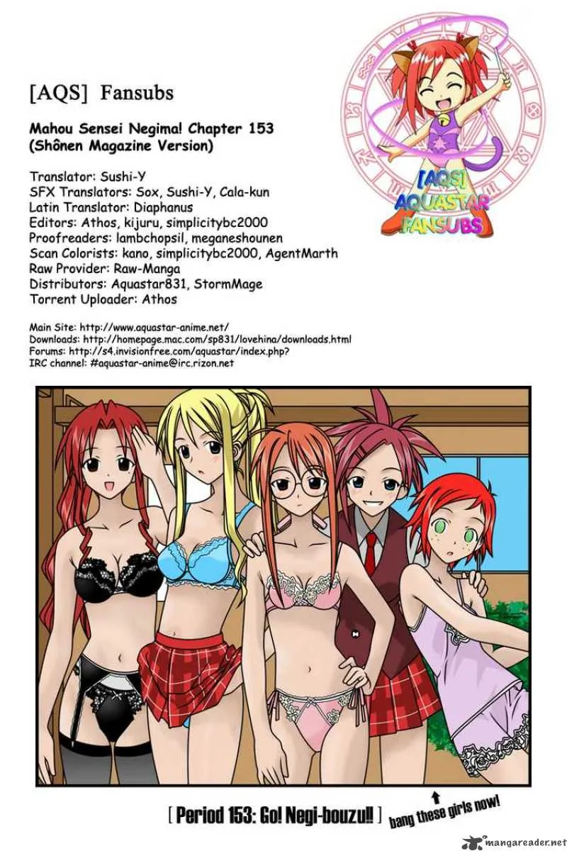 Mahou Sensei Negima! Chapter 153 page 19