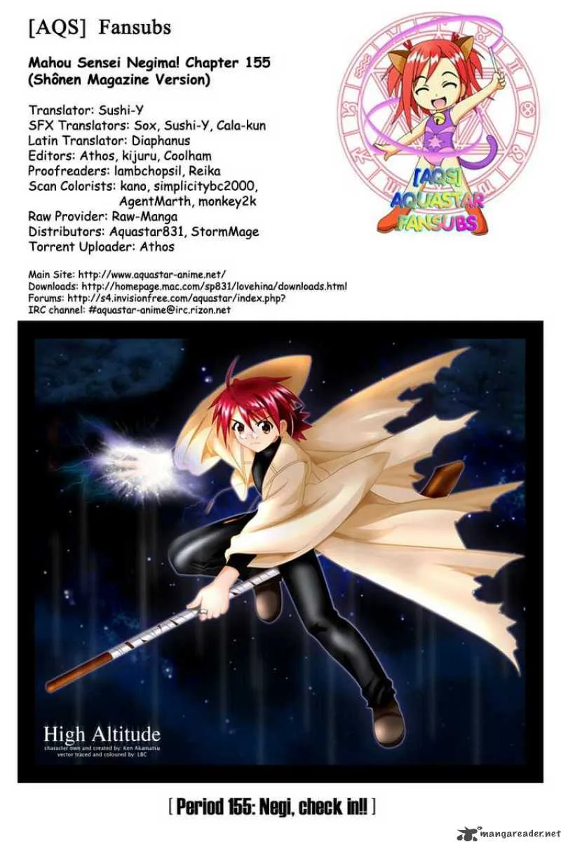 Mahou Sensei Negima! Chapter 155 page 17
