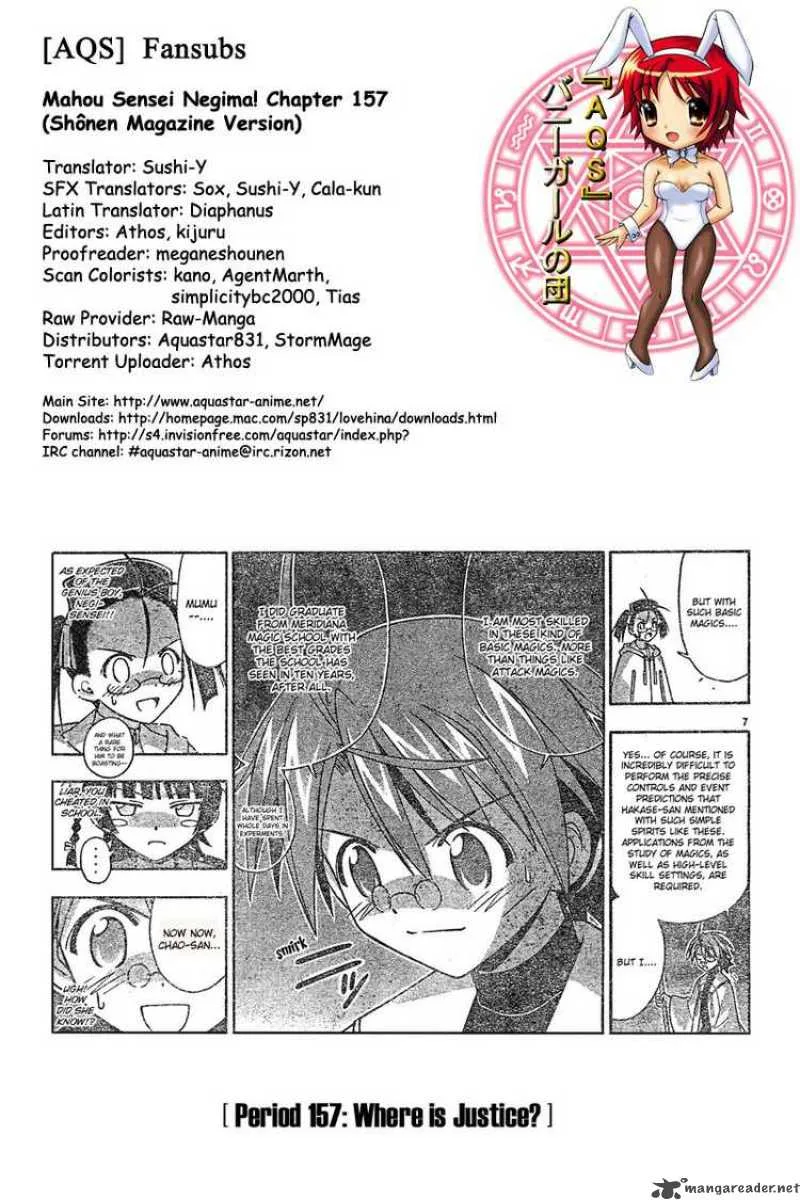 Mahou Sensei Negima! Chapter 157 page 19