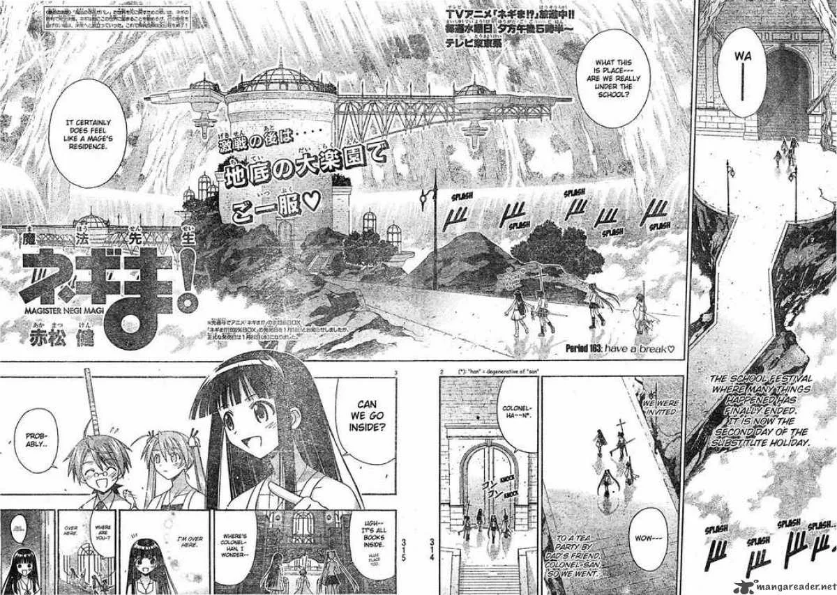 Mahou Sensei Negima! Chapter 163 page 2
