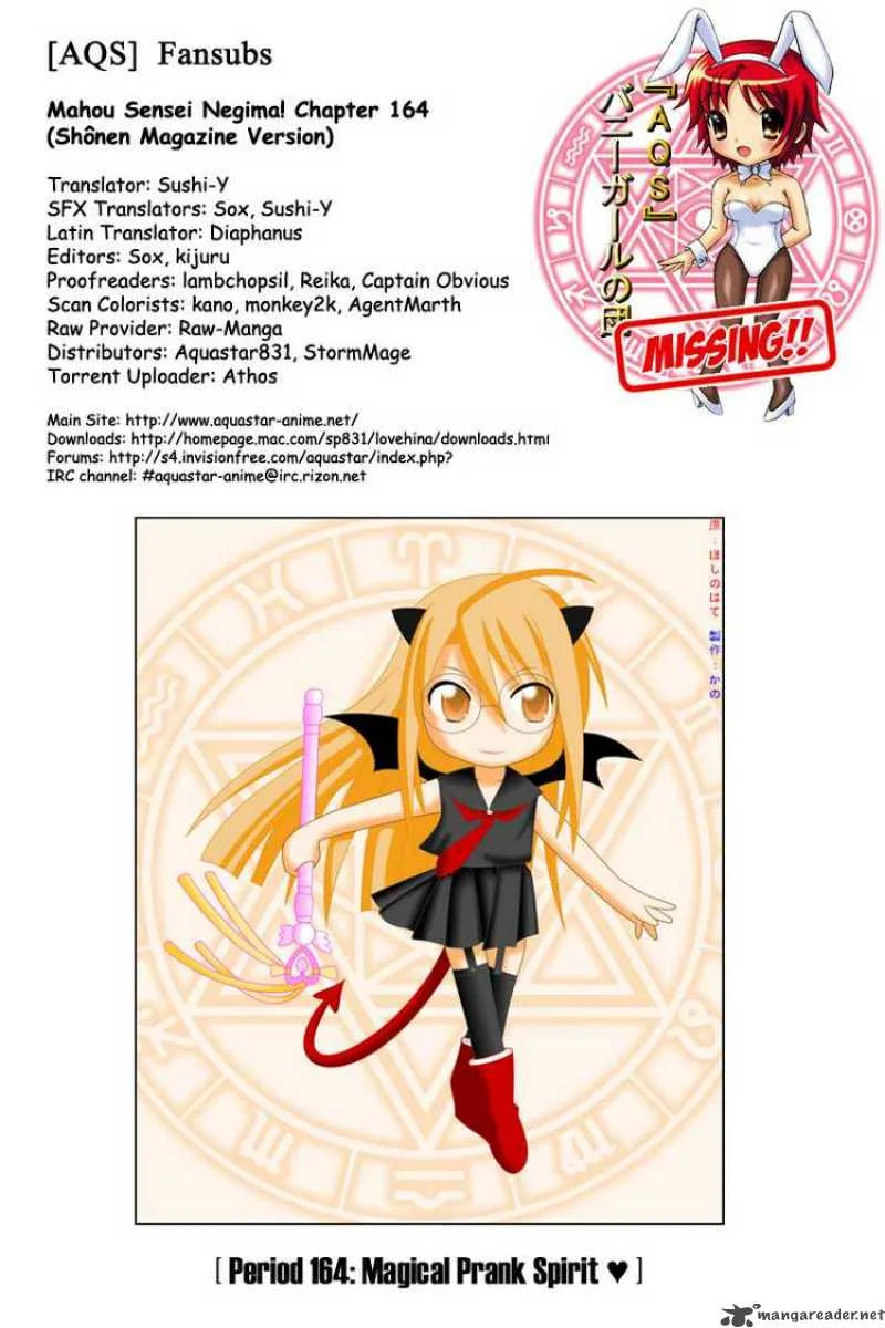 Mahou Sensei Negima! Chapter 164 page 19