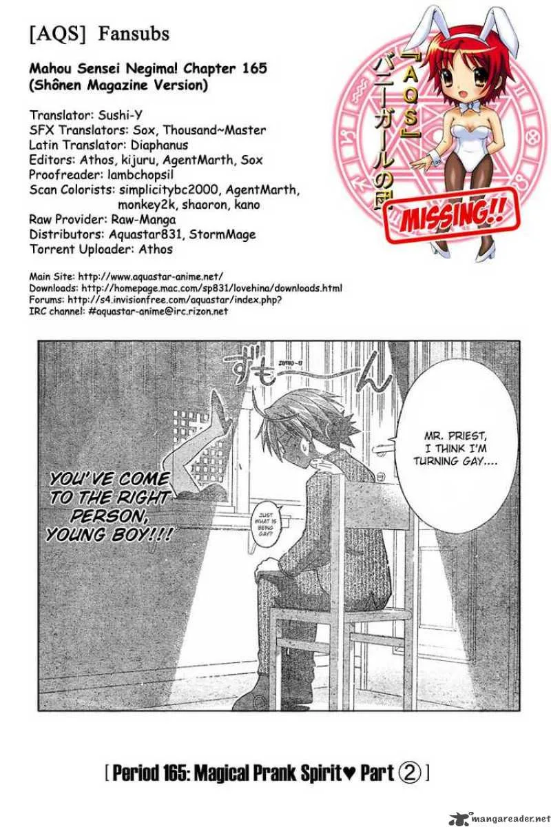 Mahou Sensei Negima! Chapter 165 page 19