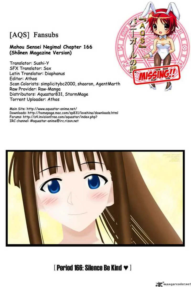Mahou Sensei Negima! Chapter 166 page 19