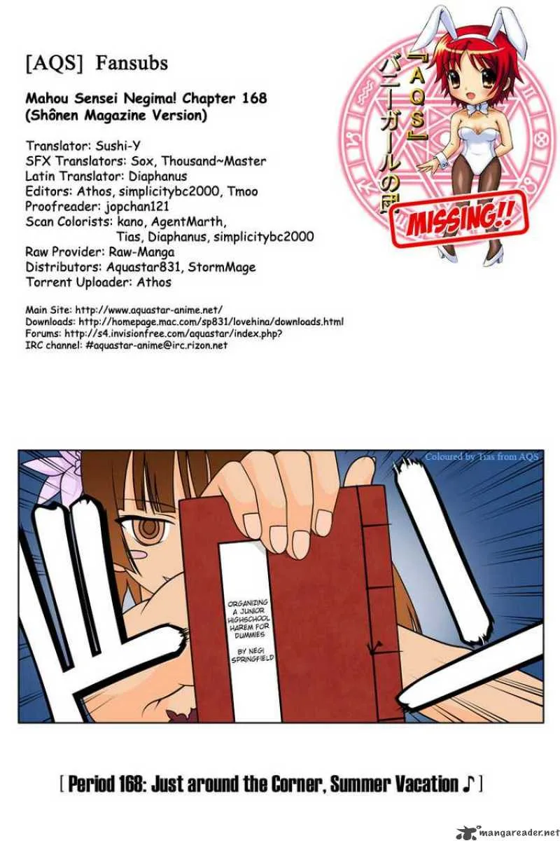 Mahou Sensei Negima! Chapter 168 page 19