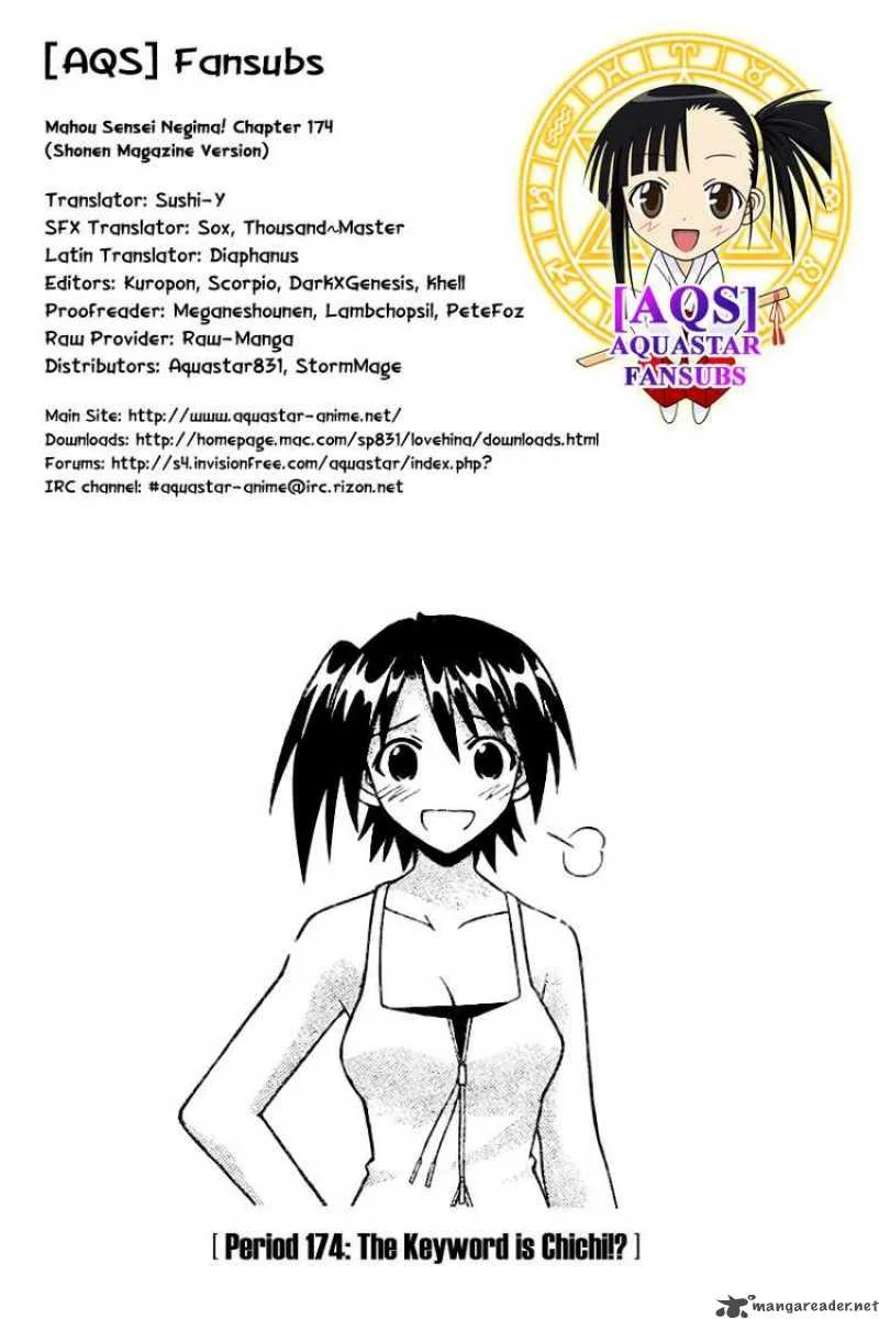 Mahou Sensei Negima! Chapter 174 page 20