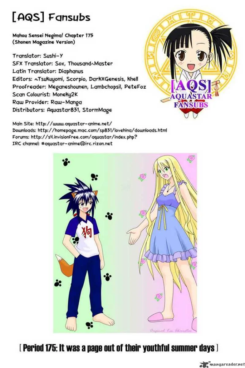 Mahou Sensei Negima! Chapter 175 page 16