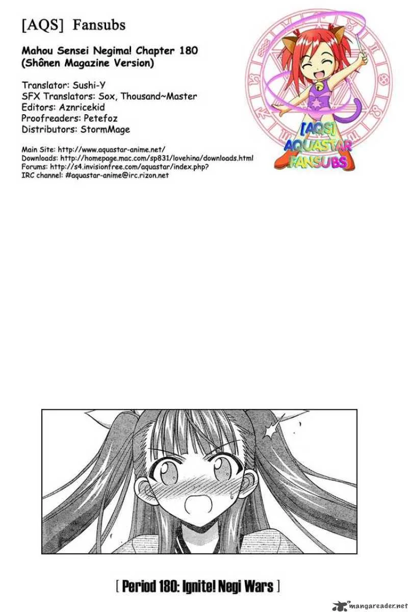 Mahou Sensei Negima! Chapter 180 page 21
