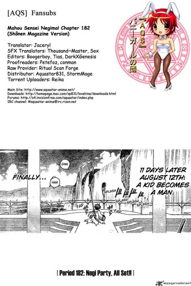 Mahou Sensei Negima! Chapter 182 page 19