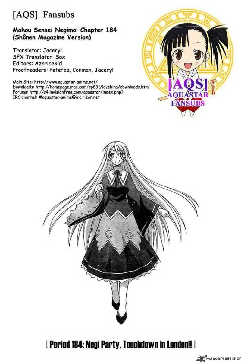 Mahou Sensei Negima! Chapter 184 page 17