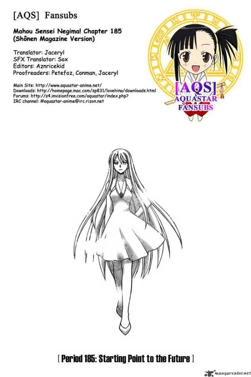Mahou Sensei Negima! Chapter 185 page 16