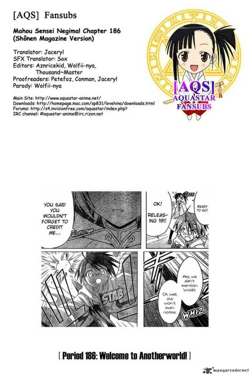 Mahou Sensei Negima! Chapter 186 page 19