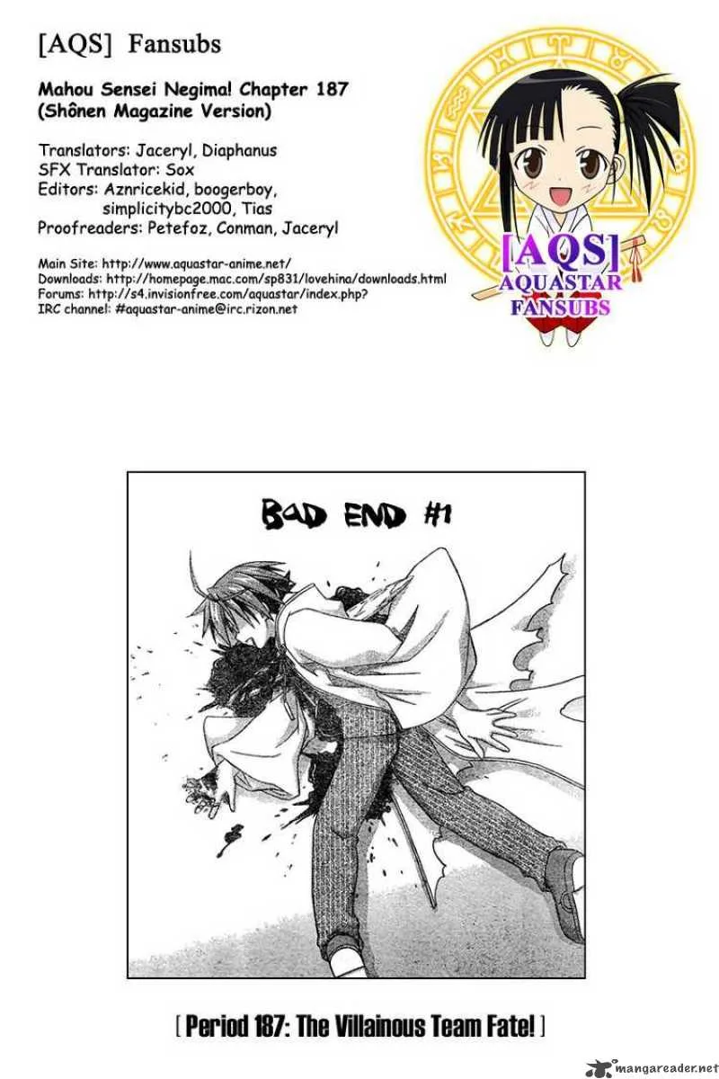 Mahou Sensei Negima! Chapter 187 page 18