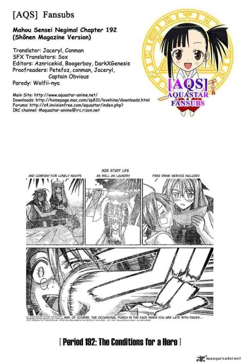 Mahou Sensei Negima! Chapter 192 page 19
