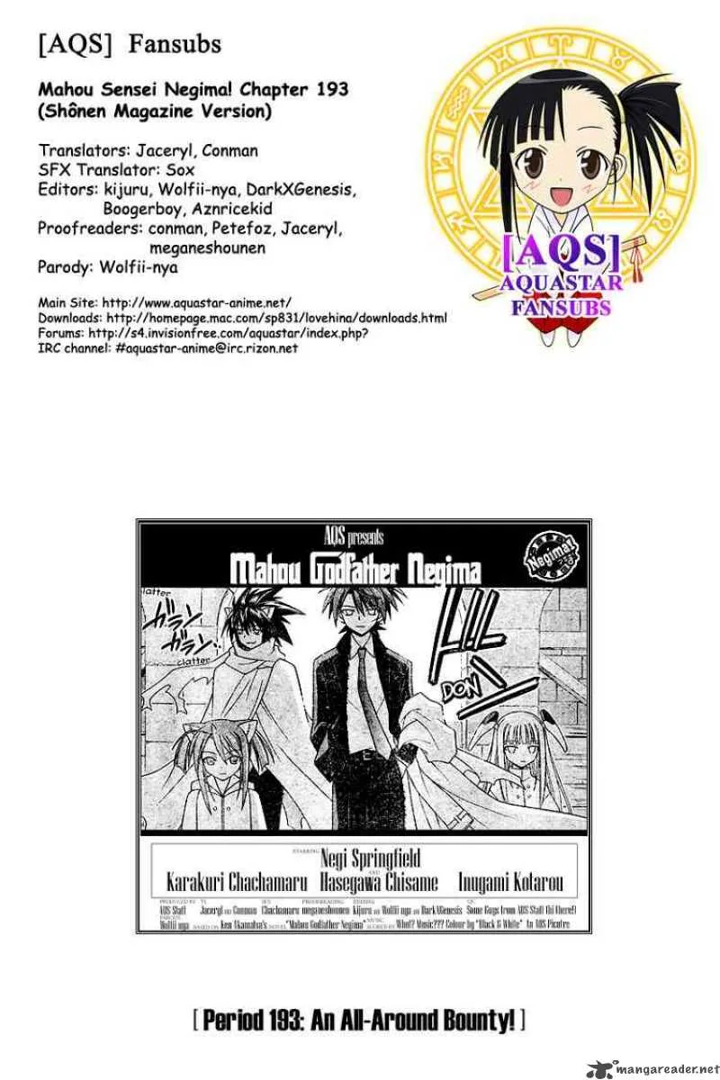 Mahou Sensei Negima! Chapter 193 page 19