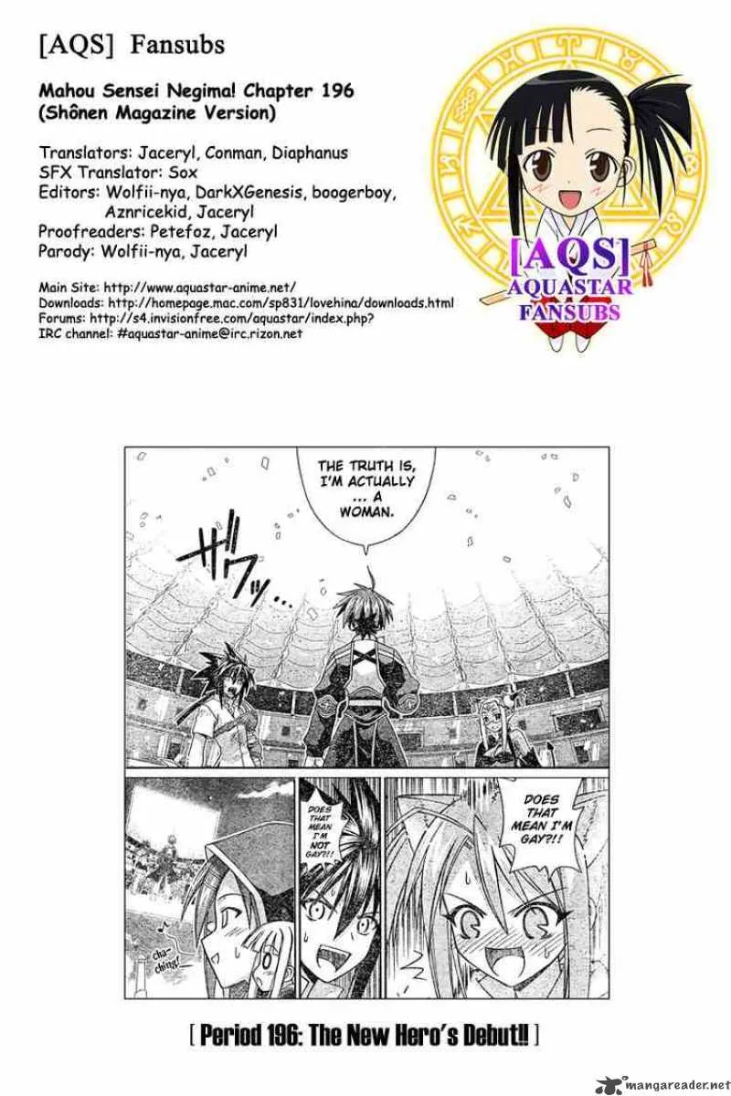 Mahou Sensei Negima! Chapter 196 page 18