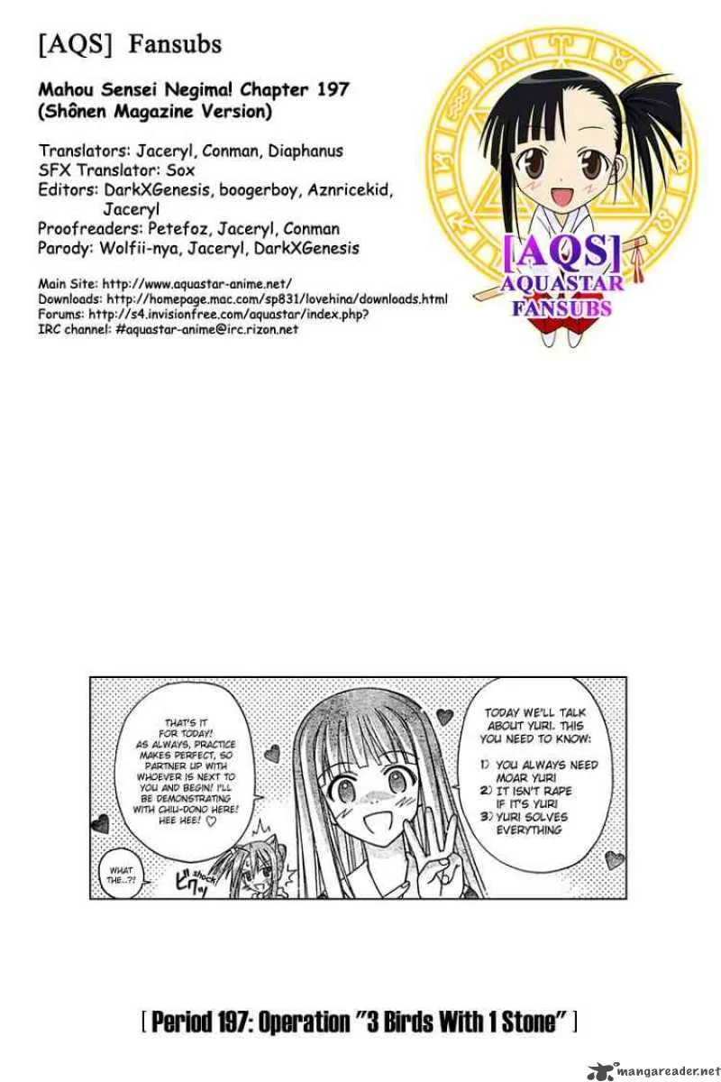Mahou Sensei Negima! Chapter 197 page 18