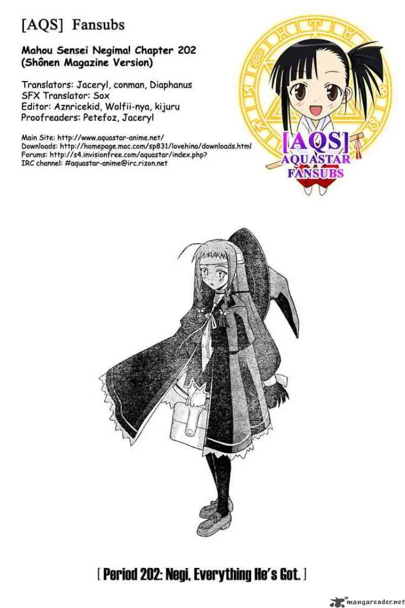 Mahou Sensei Negima! Chapter 202 page 18