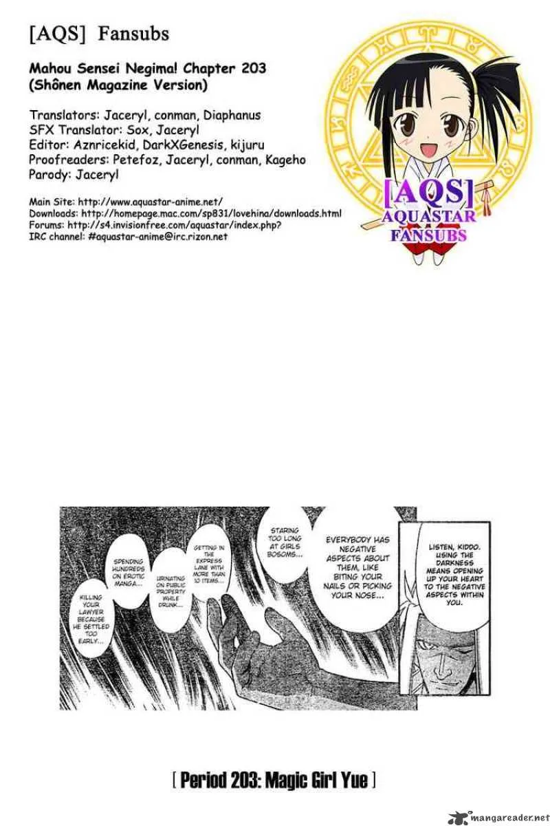 Mahou Sensei Negima! Chapter 203 page 19