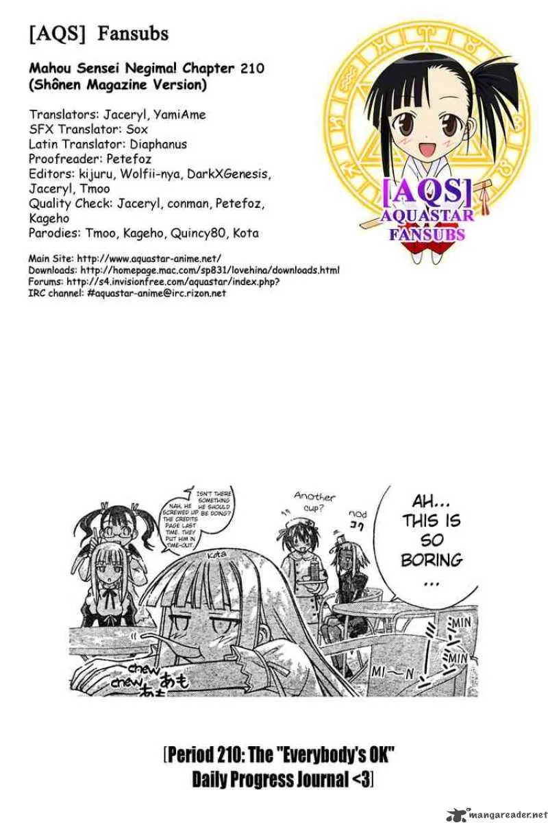 Mahou Sensei Negima! Chapter 210 page 15