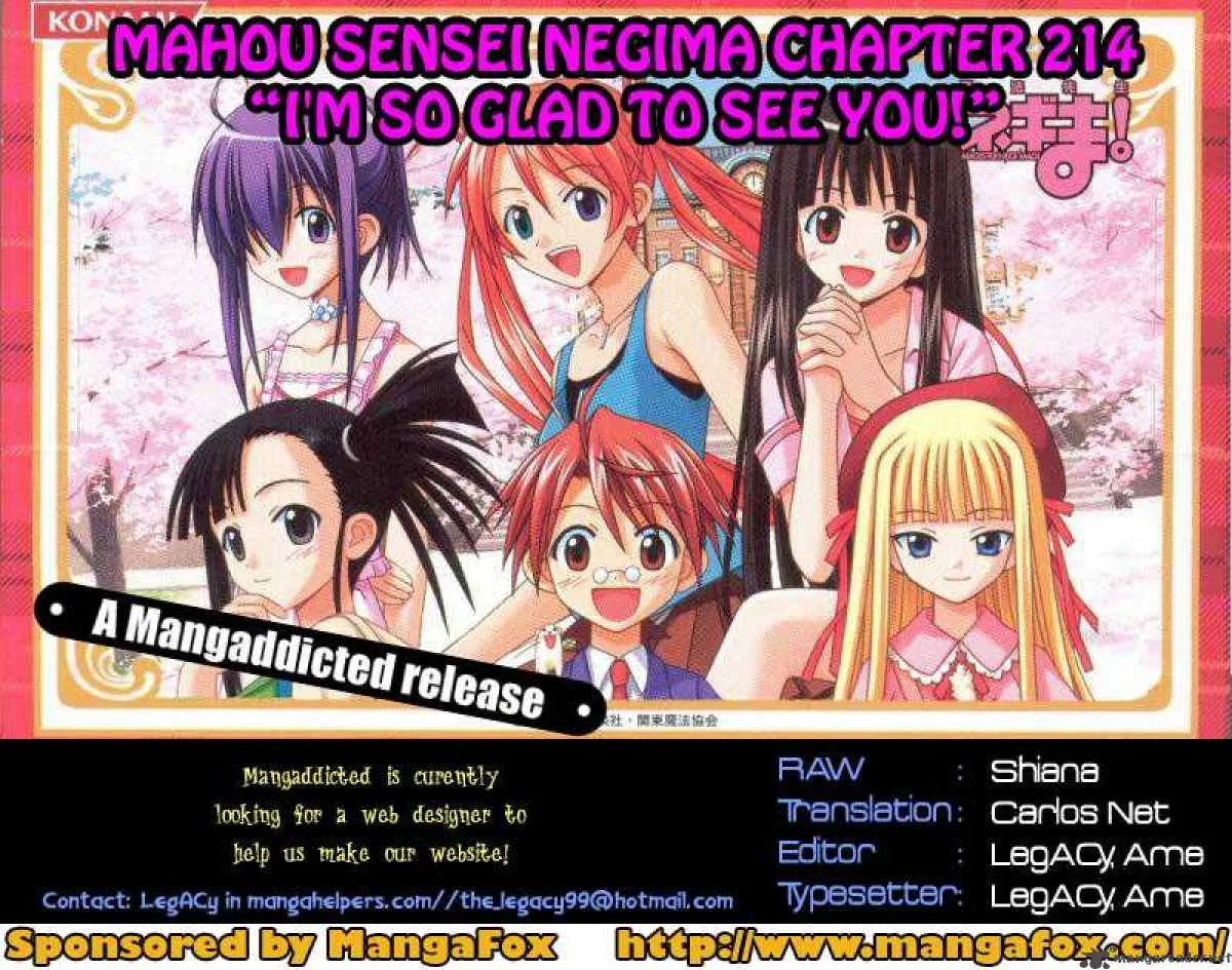 Mahou Sensei Negima! Chapter 214 page 18