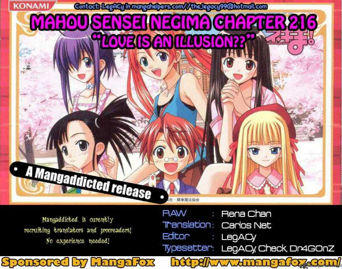 Mahou Sensei Negima! Chapter 216 page 19