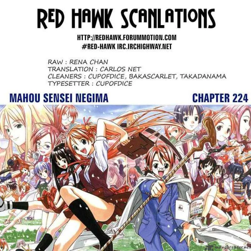 Mahou Sensei Negima! Chapter 224 page 18