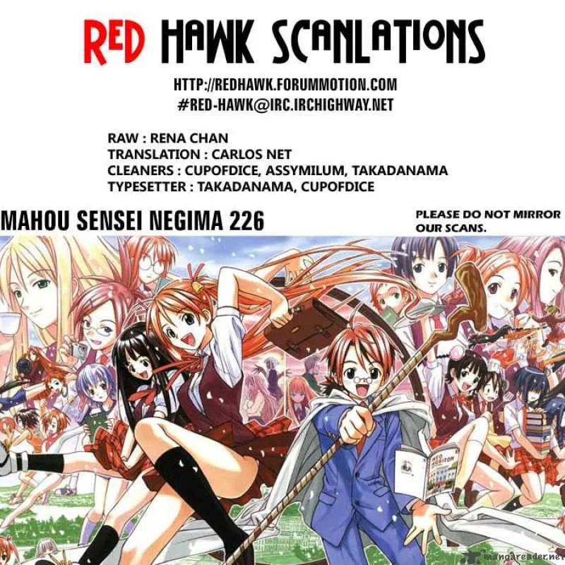 Mahou Sensei Negima! Chapter 226 page 18