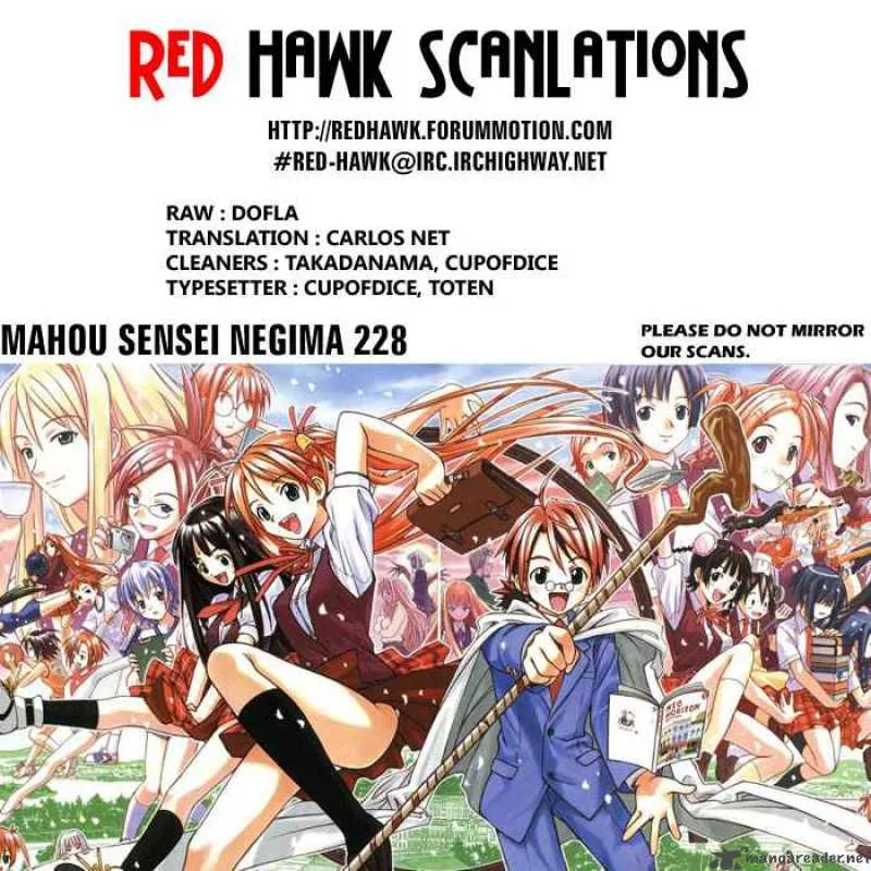 Mahou Sensei Negima! Chapter 228 page 19