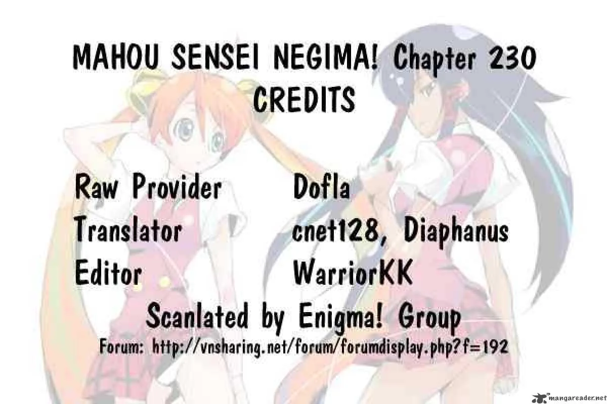 Mahou Sensei Negima! Chapter 230 page 19