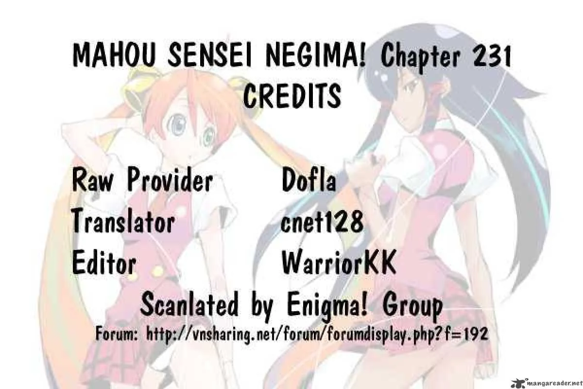 Mahou Sensei Negima! Chapter 231 page 17