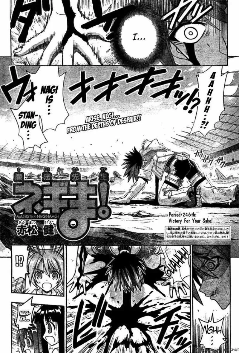 Mahou Sensei Negima! Chapter 246 page 2