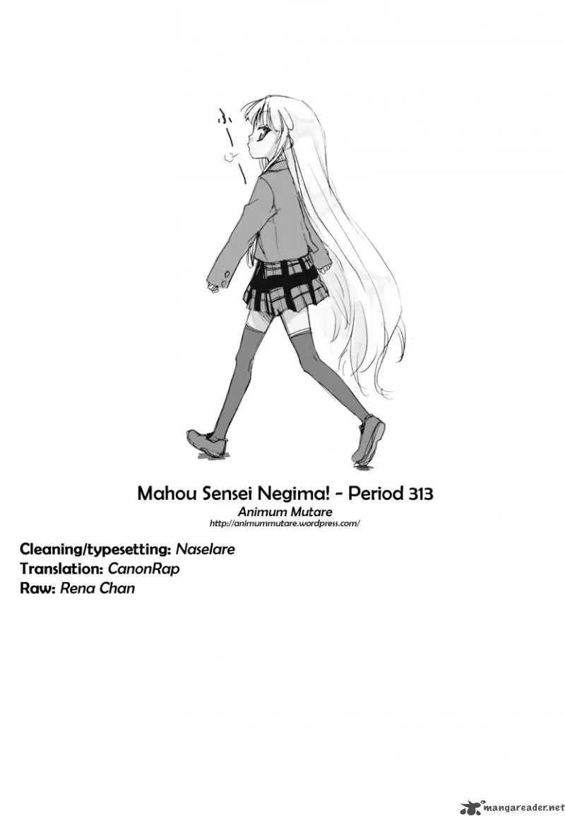 Mahou Sensei Negima! Chapter 313 page 19