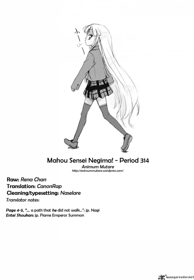 Mahou Sensei Negima! Chapter 314 page 18