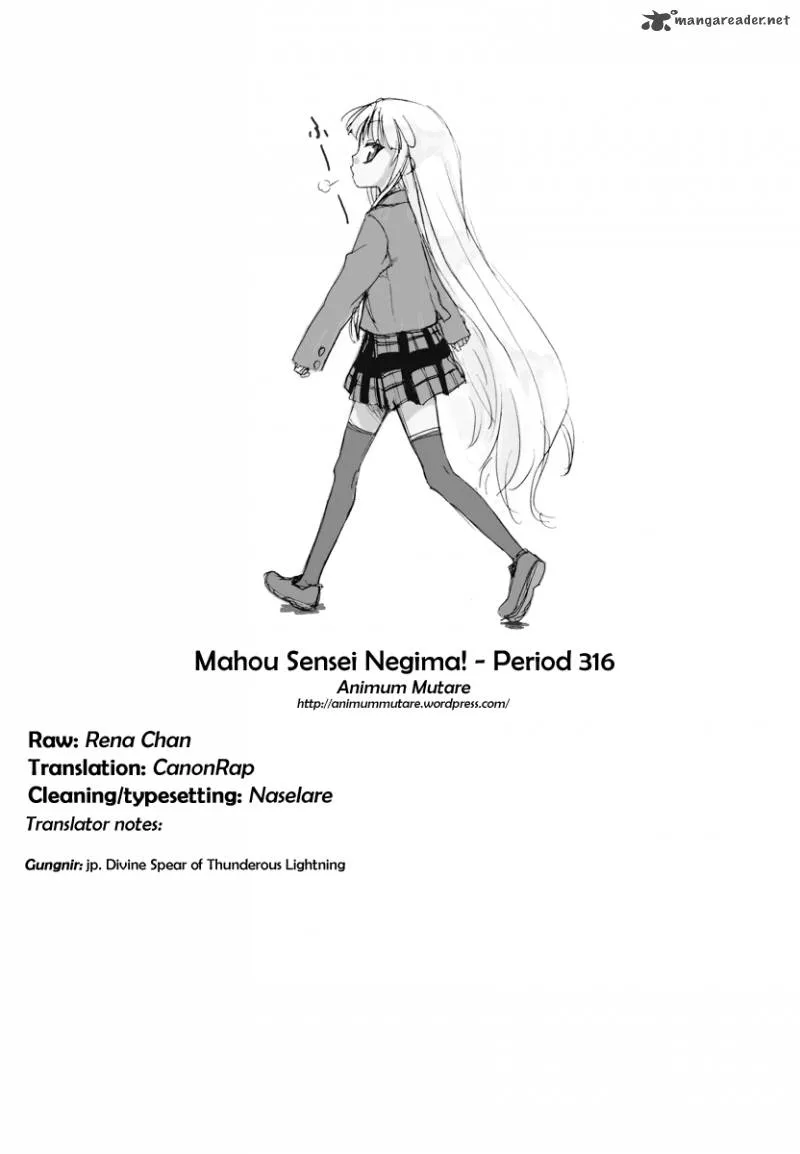 Mahou Sensei Negima! Chapter 316 page 19