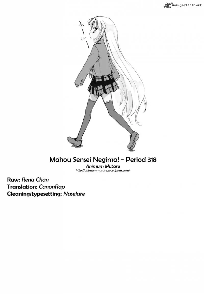 Mahou Sensei Negima! Chapter 318 page 18