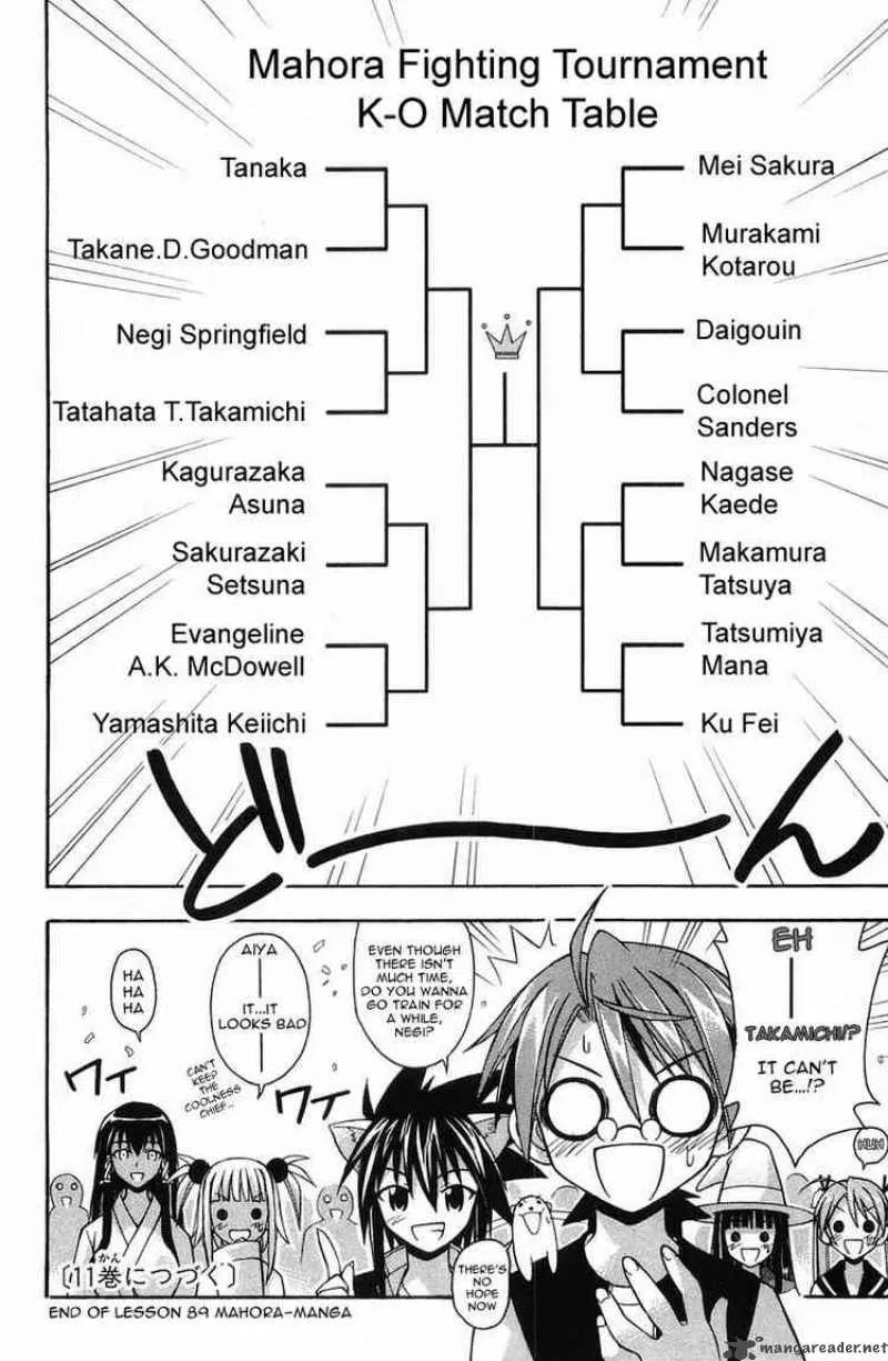 Mahou Sensei Negima! Chapter 89 page 18