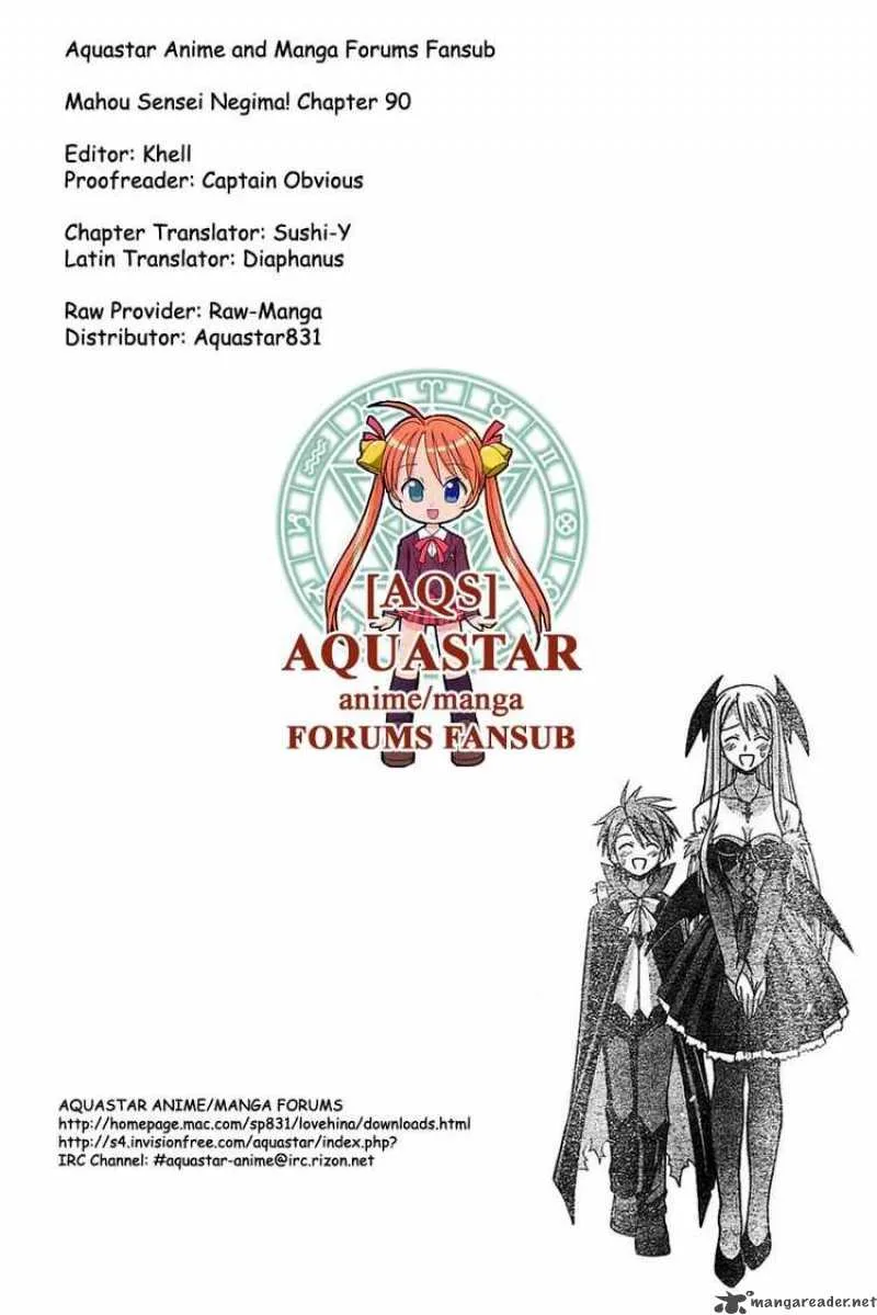 Mahou Sensei Negima! Chapter 90 page 18