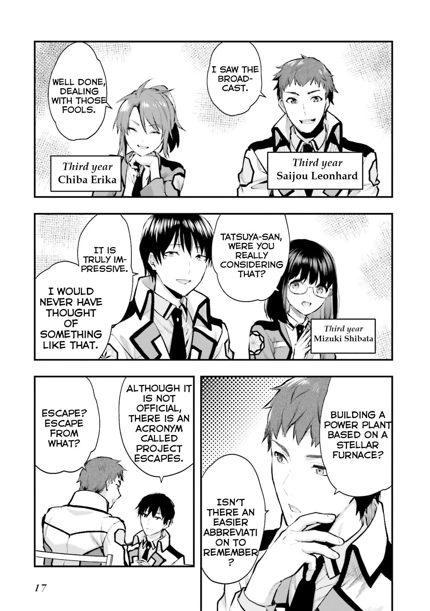 Mahouka Koukou no Rettousei - Escape-hen Chapter 5 page 18