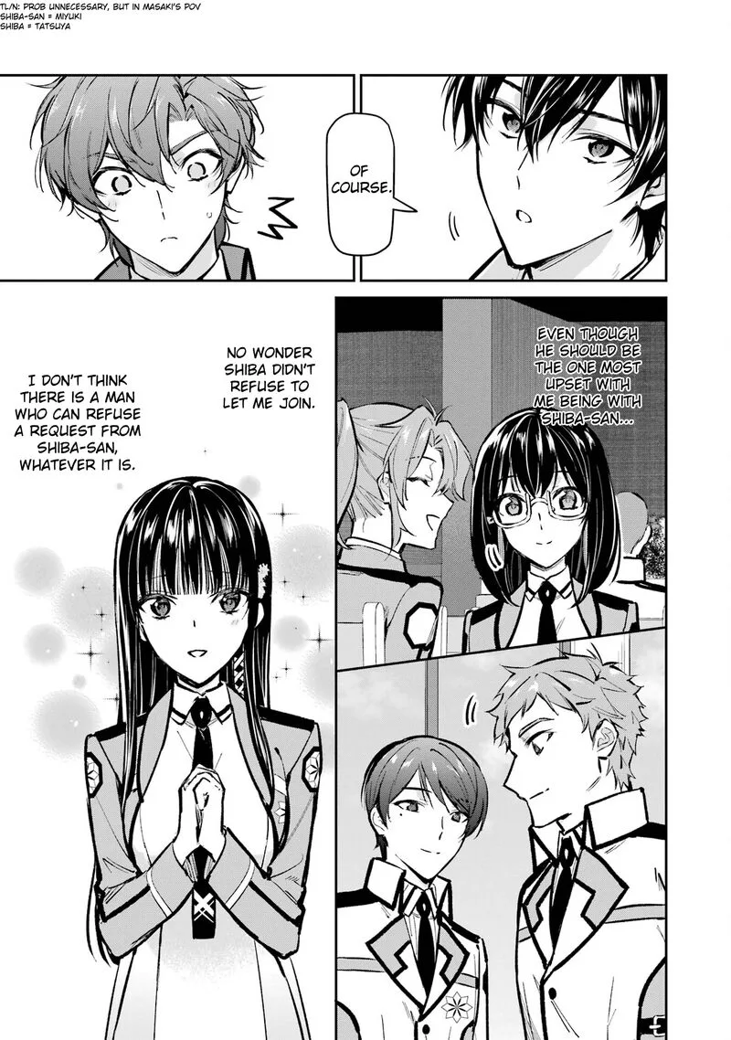 Mahouka Koukou no Rettousei - Ichijou Masaki Tenkou-hen Chapter 2 page 11