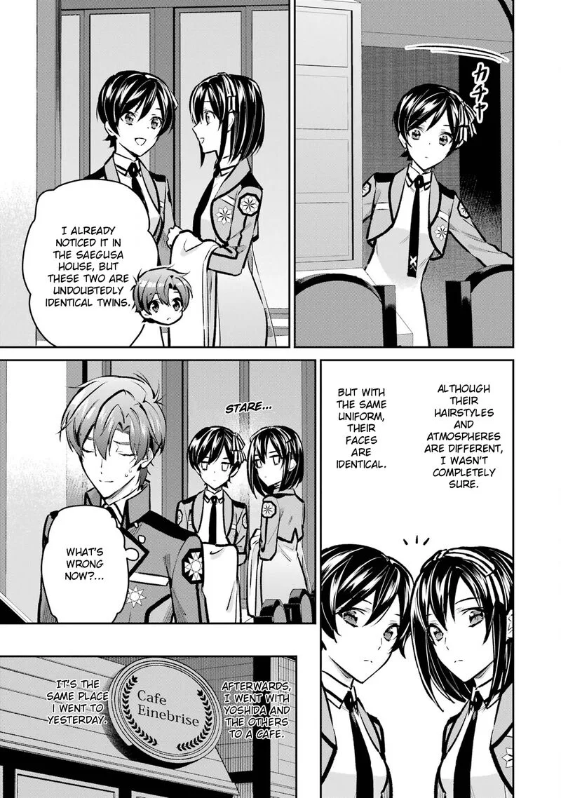 Mahouka Koukou no Rettousei - Ichijou Masaki Tenkou-hen Chapter 5 page 29