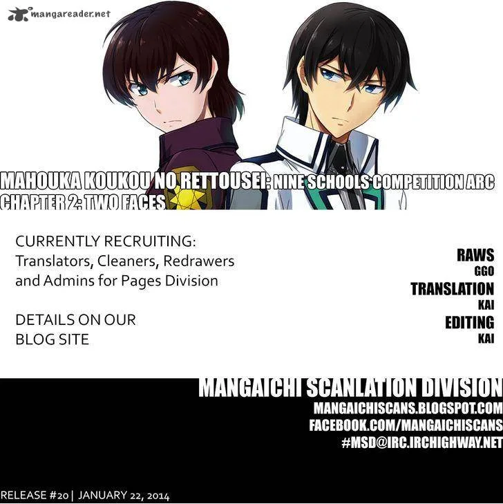 Mahouka Koukou no Rettousei - Kyuukousen-hen Chapter 2 page 1