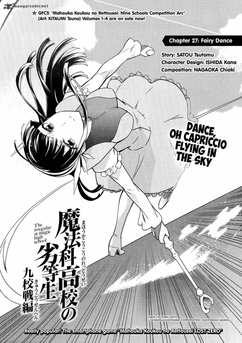 Mahouka Koukou no Rettousei - Kyuukousen-hen Chapter 27 page 2