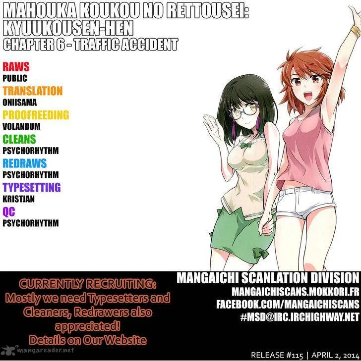 Mahouka Koukou no Rettousei - Kyuukousen-hen Chapter 6 page 1