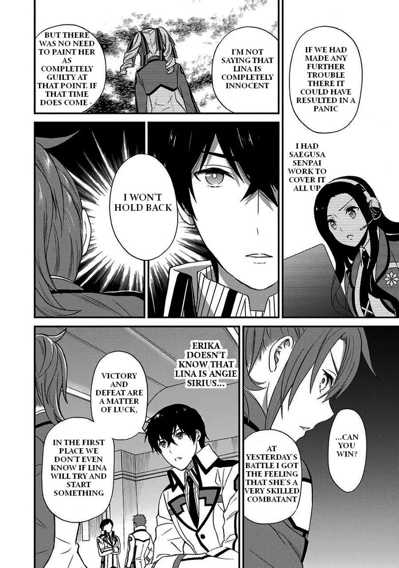 Mahouka Koukou no Rettousei - Raihousha Hen Chapter 16 page 8