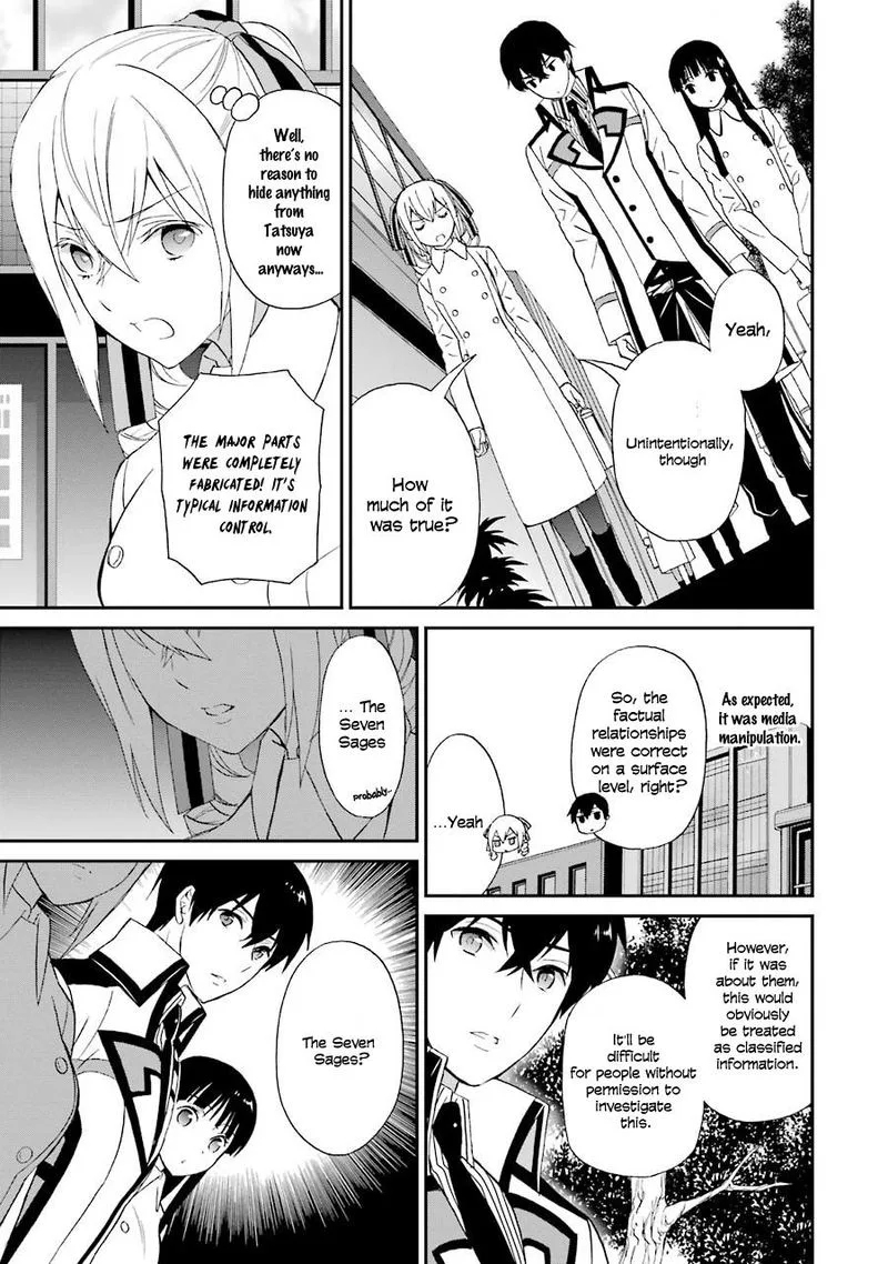 Mahouka Koukou no Rettousei - Raihousha Hen Chapter 17 page 13