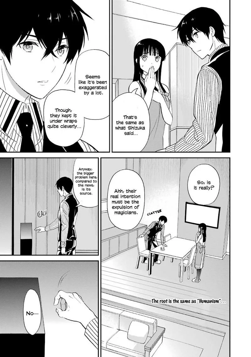 Mahouka Koukou no Rettousei - Raihousha Hen Chapter 17 page 9